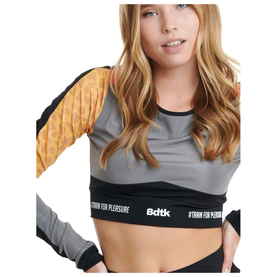 Bodytalk Γυναικεία μακρυμάνικη μπλούζα Crop